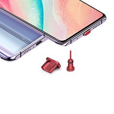 Accessories Da Cellulare Pellicole Protettive用アンチ ダスト プラグ キャップ ストッパー USB-B Androidユニバーサル H02 レッド