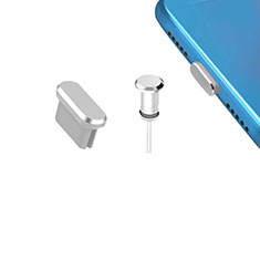 Accessories Da Cellulare Pellicole Protettive用アンチ ダスト プラグ キャップ ストッパー USB-C Android Type-Cユニバーサル H15 シルバー