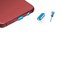 Vivo T1 5G India用アンチ ダスト プラグ キャップ ストッパー USB-C Android Type-Cユニバーサル H17 ネイビー