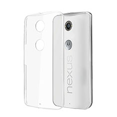 Google Nexus 6用ハードケース クリスタル クリア透明 グーグル クリア