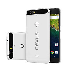 Google Nexus 6P用極薄ソフトケース シリコンケース 耐衝撃 全面保護 クリア透明 グーグル クリア