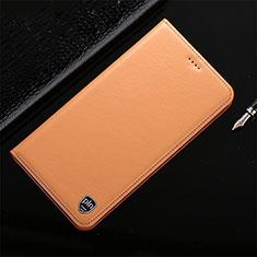 HTC Desire 22 Pro 5G用手帳型 レザーケース スタンド カバー H21P HTC オレンジ