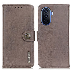 Huawei Enjoy 50用手帳型 レザーケース スタンド カバー K02Z ファーウェイ グレー