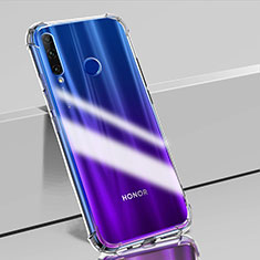 Huawei Honor 10i用極薄ソフトケース シリコンケース 耐衝撃 全面保護 クリア透明 K02 ファーウェイ クリア