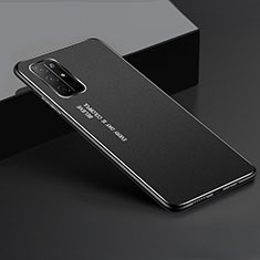 Huawei Honor 30S用ケース 高級感 手触り良い アルミメタル 製の金属製 カバー ファーウェイ ブラック