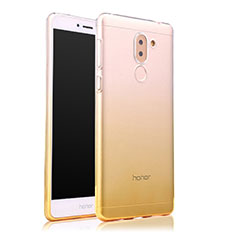 Huawei Honor 6X Pro用極薄ソフトケース グラデーション 勾配色 クリア透明 ファーウェイ イエロー