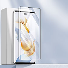 Huawei Honor 80 Pro 5G用強化ガラス フル液晶保護フィルム F06 ファーウェイ ブラック