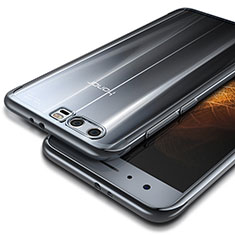 Huawei Honor 9 Premium用極薄ソフトケース シリコンケース 耐衝撃 全面保護 クリア透明 T09 ファーウェイ シルバー