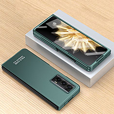Huawei Honor Magic V2 5G用ハードケース プラスチック 質感もマット 前面と背面 360度 フルカバー ZL1 ファーウェイ グリーン