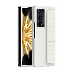 Huawei Honor Magic V2 5G用ハードケース プラスチック 質感もマット 前面と背面 360度 フルカバー SD1 ファーウェイ ホワイト