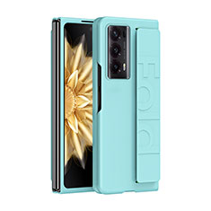 Huawei Honor Magic V2 5G用ハードケース プラスチック 質感もマット 前面と背面 360度 フルカバー SD1 ファーウェイ シアン