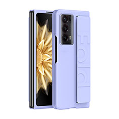 Huawei Honor Magic V2 Ultimate 5G用ハードケース プラスチック 質感もマット 前面と背面 360度 フルカバー SD1 ファーウェイ パープル