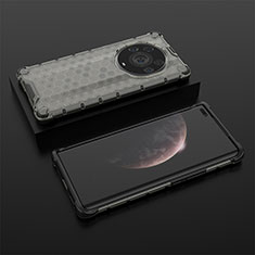Huawei Honor Magic3 Pro+ Plus 5G用360度 フルカバー ハイブリットバンパーケース クリア透明 プラスチック カバー AM2 ファーウェイ ブラック