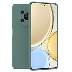 Huawei Honor Magic4 Lite 5G用360度 フルカバー極薄ソフトケース シリコンケース 耐衝撃 全面保護 バンパー YK1 ファーウェイ グリーン