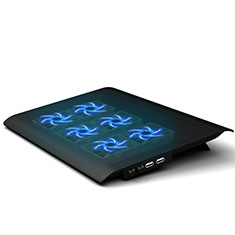 Huawei Honor MagicBook 14用ノートブックホルダー クーラー 冷却パッド ファン ラップトップスタンド 9インチ〜16インチ M03 ファーウェイ ブラック