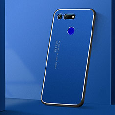 Huawei Honor V20用ケース 高級感 手触り良い アルミメタル 製の金属製 カバー T04 ファーウェイ ネイビー