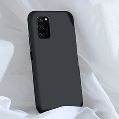 Huawei Honor V30 5G用360度 フルカバー極薄ソフトケース シリコンケース 耐衝撃 全面保護 バンパー C03 ファーウェイ ブラック