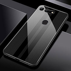 Huawei Honor View 20用ハイブリットバンパーケース プラスチック 鏡面 カバー Z03 ファーウェイ ブラック