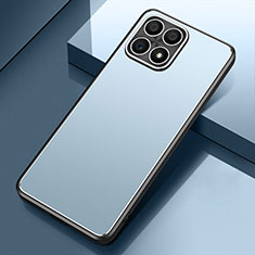 Huawei Honor X30i用ケース 高級感 手触り良い アルミメタル 製の金属製 兼シリコン カバー ファーウェイ ライトブルー