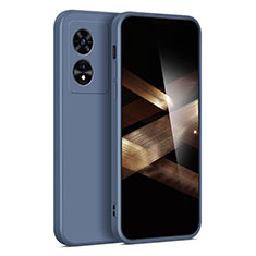 Huawei Honor X5 Plus用360度 フルカバー極薄ソフトケース シリコンケース 耐衝撃 全面保護 バンパー ファーウェイ ラベンダーグレー