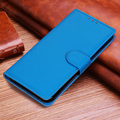 Huawei Honor X8b用手帳型 レザーケース スタンド カバー A06D ファーウェイ ブルー
