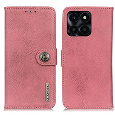 Huawei Honor X8b用手帳型 レザーケース スタンド カバー K02Z ファーウェイ ピンク