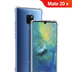 Huawei Mate 20 X 5G用極薄ソフトケース シリコンケース 耐衝撃 全面保護 クリア透明 T05 ファーウェイ クリア