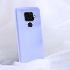 Huawei Mate 30 Lite用360度 フルカバー極薄ソフトケース シリコンケース 耐衝撃 全面保護 バンパー S03 ファーウェイ パープル