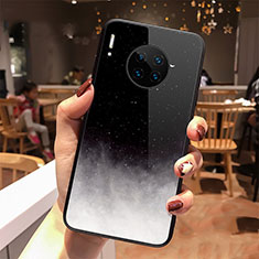 Huawei Mate 30 Pro用ハイブリットバンパーケース プラスチック 星空 鏡面 カバー ファーウェイ ブラック