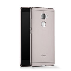 Huawei Mate S用極薄ソフトケース シリコンケース 耐衝撃 全面保護 クリア透明 ファーウェイ グレー