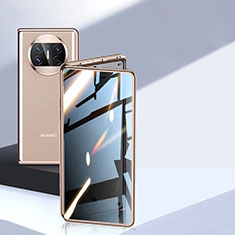 Huawei Mate X5用ケース 高級感 手触り良い アルミメタル 製の金属製 360度 フルカバーバンパー 鏡面 カバー P05 ファーウェイ ゴールド