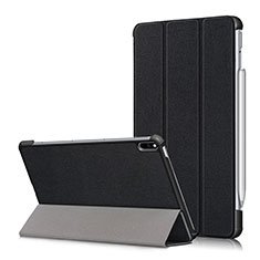 Huawei MatePad Pro用手帳型 レザーケース スタンド カバー L05 ファーウェイ ブラック