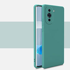 Huawei Nova 10用360度 フルカバー極薄ソフトケース シリコンケース 耐衝撃 全面保護 バンパー ファーウェイ グリーン