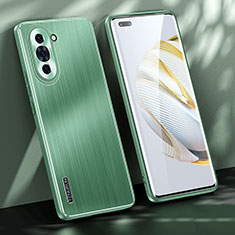 Huawei Nova 10 Pro用ケース 高級感 手触り良い アルミメタル 製の金属製 兼シリコン カバー JL1 ファーウェイ グリーン