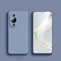 Huawei Nova 11用360度 フルカバー極薄ソフトケース シリコンケース 耐衝撃 全面保護 バンパー YK1 ファーウェイ ラベンダーグレー