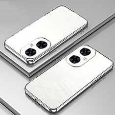 Huawei Nova 11i用極薄ソフトケース シリコンケース 耐衝撃 全面保護 クリア透明 SY2 ファーウェイ シルバー