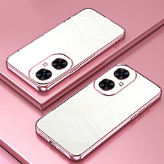 Huawei Nova 11i用極薄ソフトケース シリコンケース 耐衝撃 全面保護 クリア透明 SY2 ファーウェイ ローズゴールド