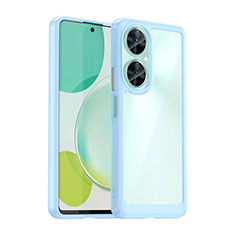 Huawei Nova 11i用ハイブリットバンパーケース クリア透明 プラスチック カバー J01S ファーウェイ ネイビー