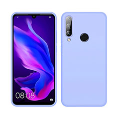 Huawei Nova 4e用360度 フルカバー極薄ソフトケース シリコンケース 耐衝撃 全面保護 バンパー C04 ファーウェイ ブルー