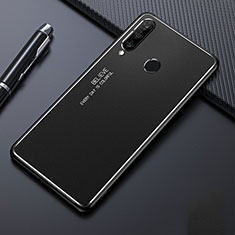 Huawei Nova 4e用ケース 高級感 手触り良い アルミメタル 製の金属製 カバー T01 ファーウェイ ブラック