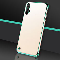 Huawei Nova 5用ハードカバー クリスタル クリア透明 S05 ファーウェイ グリーン