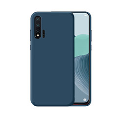 Huawei Nova 6 5G用360度 フルカバー極薄ソフトケース シリコンケース 耐衝撃 全面保護 バンパー C04 ファーウェイ ネイビー