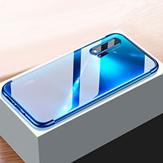 Huawei Nova 6用極薄ソフトケース シリコンケース 耐衝撃 全面保護 クリア透明 H01 ファーウェイ ネイビー