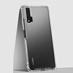 Huawei Nova 6用極薄ケース クリア透明 プラスチック 質感もマットU02 ファーウェイ クリア