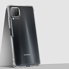 Huawei Nova 6 SE用極薄ソフトケース シリコンケース 耐衝撃 全面保護 クリア透明 K01 ファーウェイ クリア