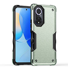 Huawei Nova 9用ハイブリットバンパーケース プラスチック 兼シリコーン カバー QW1 ファーウェイ ライトグリーン