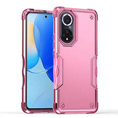 Huawei Nova 9用ハイブリットバンパーケース プラスチック 兼シリコーン カバー QW1 ファーウェイ ピンク