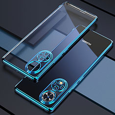 Huawei Nova 9用極薄ソフトケース シリコンケース 耐衝撃 全面保護 クリア透明 H01 ファーウェイ ネイビー