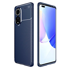 Huawei Nova 9 Pro用シリコンケース ソフトタッチラバー ツイル カバー ファーウェイ ネイビー