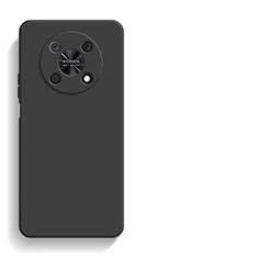 Huawei Nova Y90用360度 フルカバー極薄ソフトケース シリコンケース 耐衝撃 全面保護 バンパー YK1 ファーウェイ ブラック